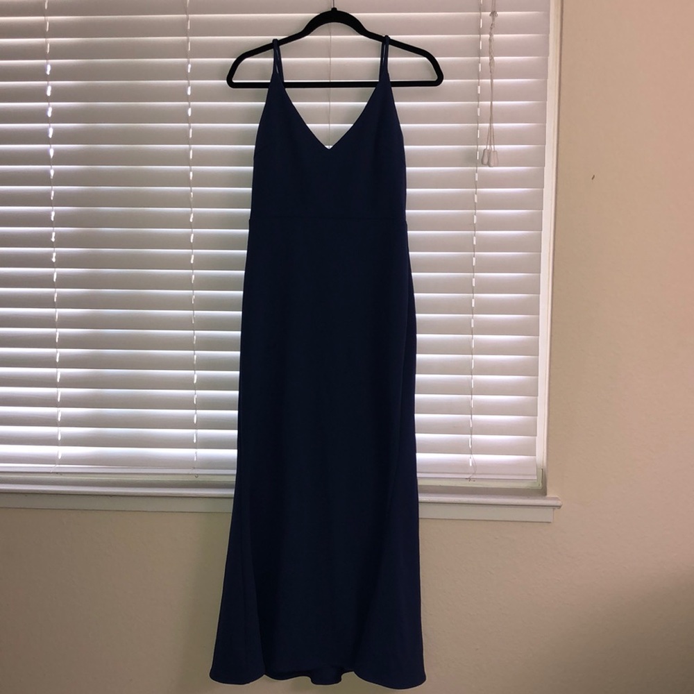 Flattering royal blue dress